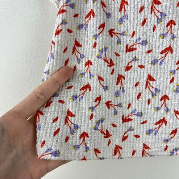 Intimately Free People Ivory Floral One Of The Girls Tank Top - Picture 3 of 6